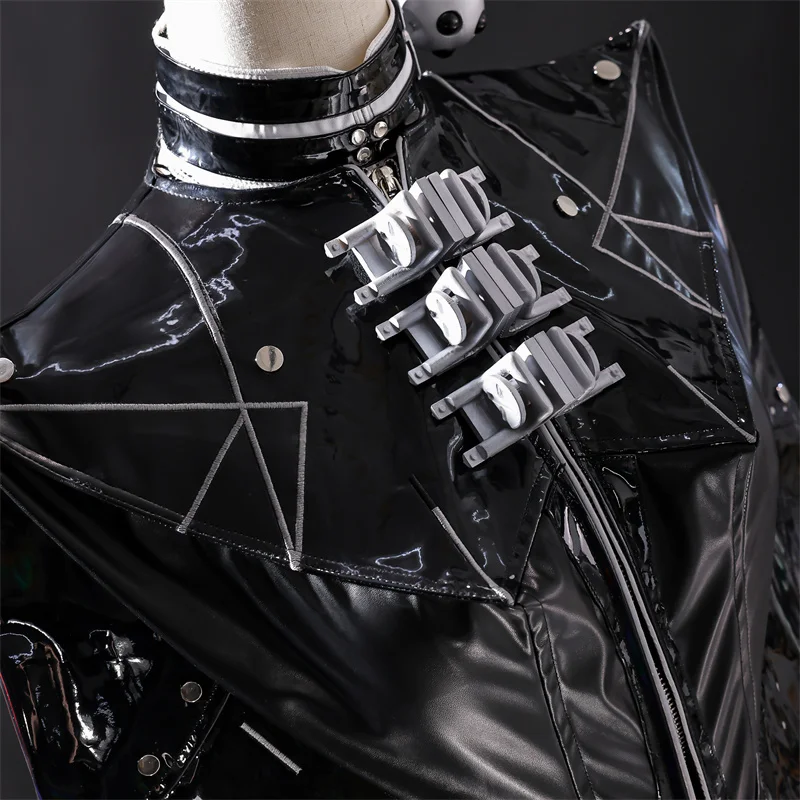 ROLECOS Game Zenless Zone Zero Promeia Cosplay Costume Agent Judge Promeia Dark… - Image 3