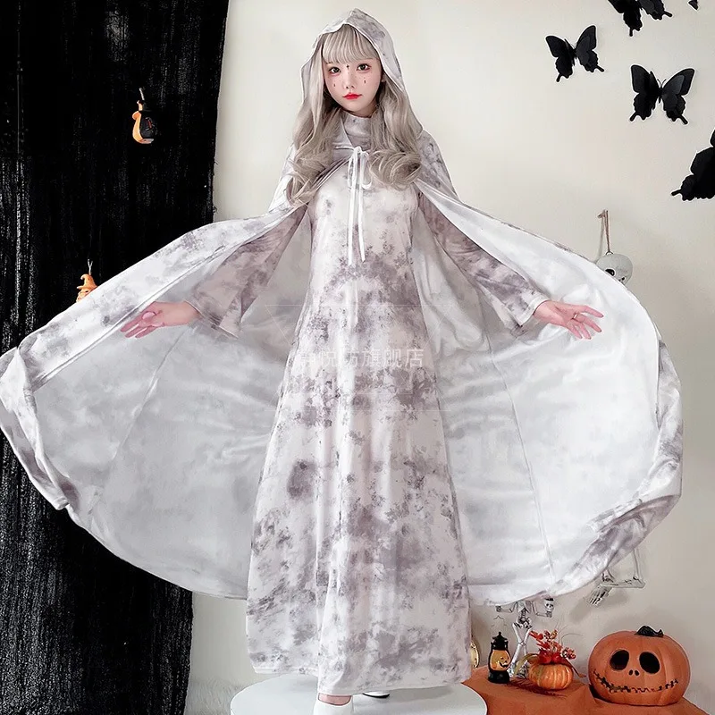 New Women Halloween Vampire couple uniform Purim Cosplay Costumes men Horror Ghost Dead Zombie Corpse Bride costume Dress adult