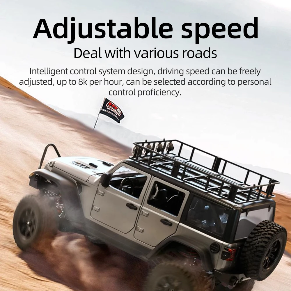 ​ MN modèle RC pick-up voiture MN128 1/12 modèle escalade véhicule tout-terrain 2.4G camion télécommandé à quatre roues motrices pour garçons cadeaux pour adultes