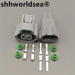 shhworldsea 2 Pin auto connector FD RX7 Idle Air Control Valve plug 7223-1324-40 MG640864-5 90980-11168 for Toyota Nissan