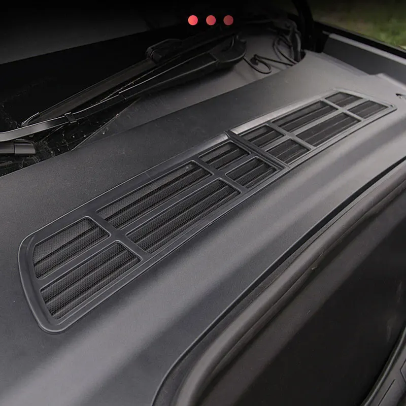 

Front Cover Air-conditioning Air Inlet Protective Cover Modification Accessories Insect-proof Net For Tesla Model Y