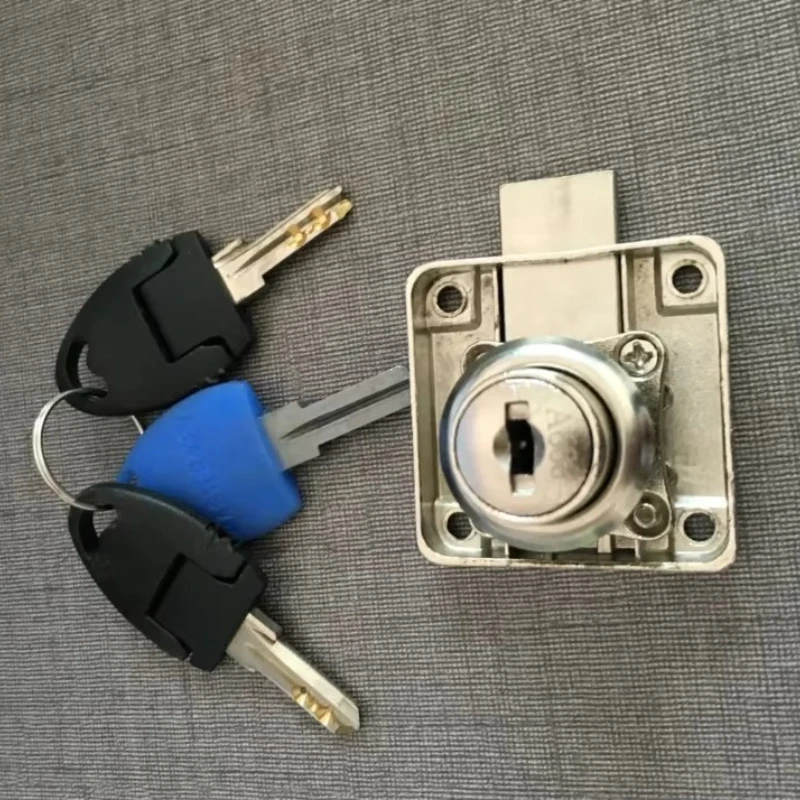 

[Special for solid wood] Brass key drawer lock | Anti-pry and rust-proof, suitable for 8-12mm thick cabinet doors