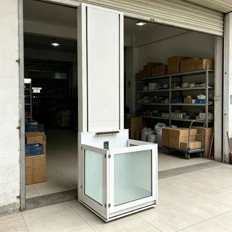 Sturdy Silent Villa Hydraulic Elevator Anti Fall Household Electric Cargo Lifting Platform Private Residence Freight Lifting