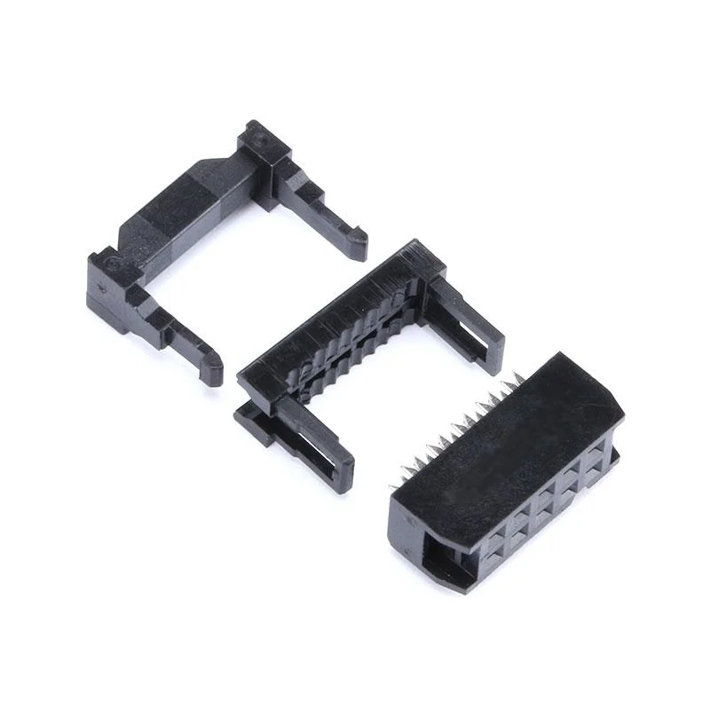 10PCS Pitch 2.54MM FC-10p IDC SOCKET JTAG ISP PLUG CONNECTOR DOUBLE ROW FEMALE 2x5PIN 10PIN 10P FOR DC3 IDC BOX HEADER for Cable