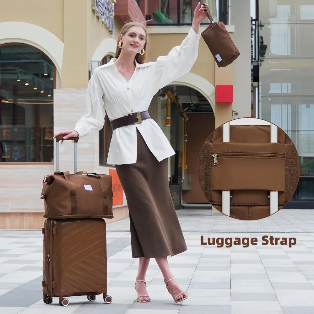 Expandable 20 Inch Hardshell Spinner Luggage, Airline Approved Carry-On Suitcase, 22x14x9 Inches for Travel