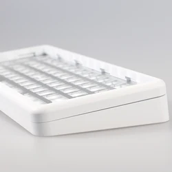 GH60 Gasket  Aluminum CNC Metal Shell Colorful Black Gray White Case For DIY  61 64 Mechanical Keyboard