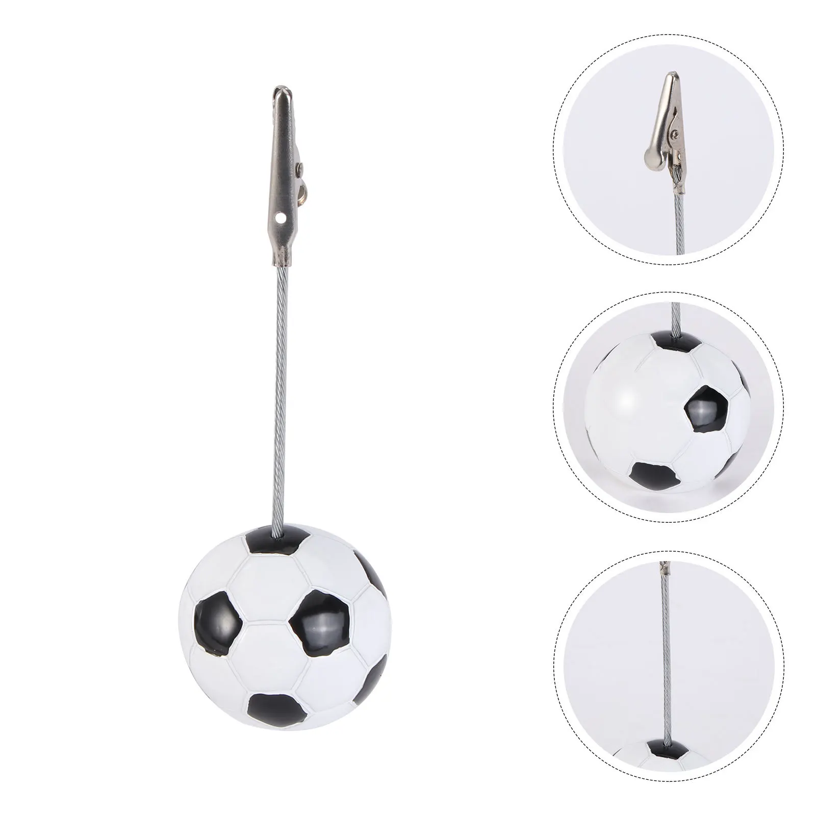 5 قطعة مقاطع صور كرة القدم مجموعة من 5 DIY بها بنفسك صور كليب ديكور لجو مبهج في المنزل الأحداث الحفلات ورقة كليب #5