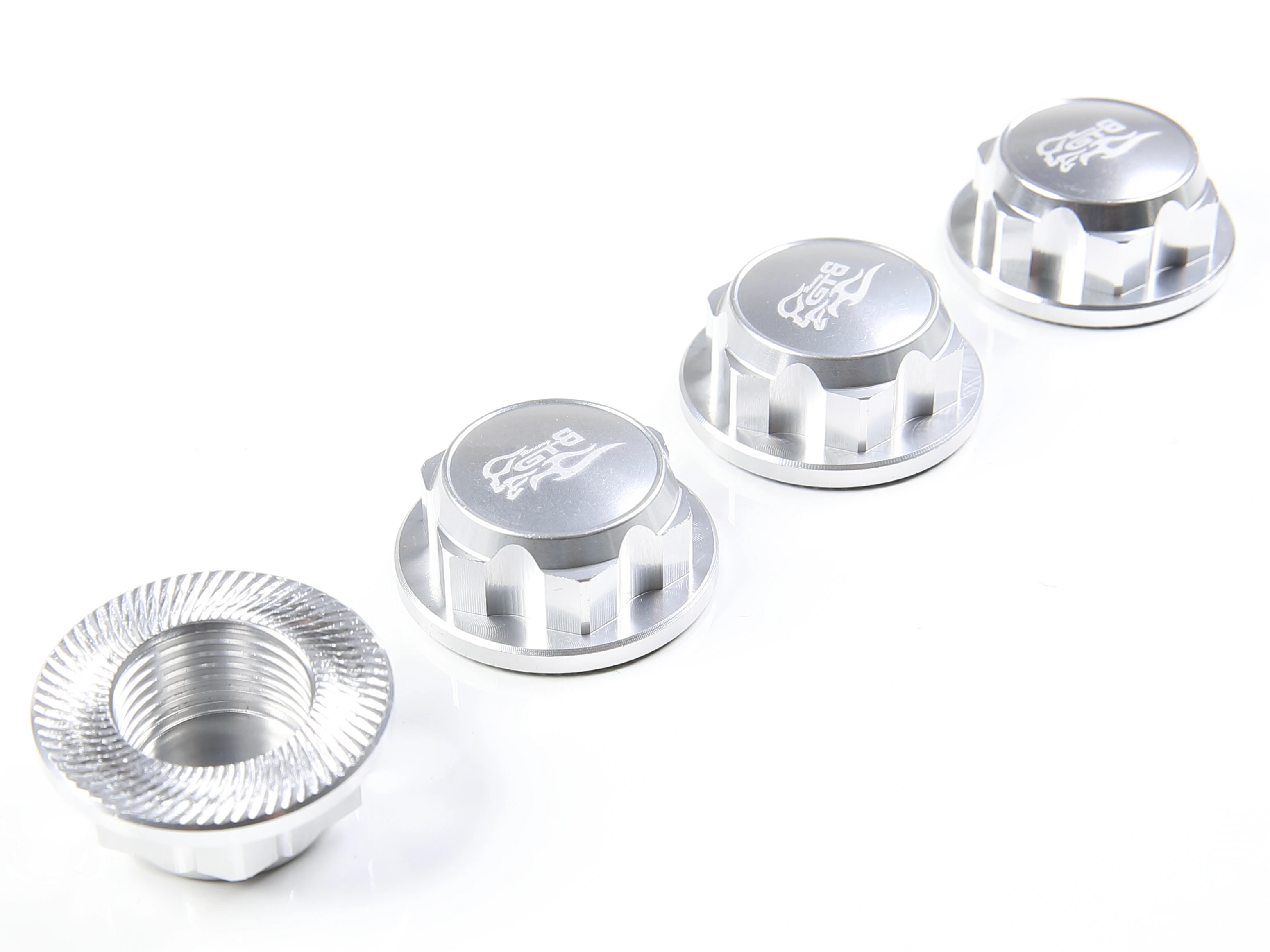 GTB CNC Aluminiowe przedłużacze / nakrętka 50 mm do 1:5 RC Car LOSI DBXL MTXL DBXL-E /2.0 Część do modernizacji