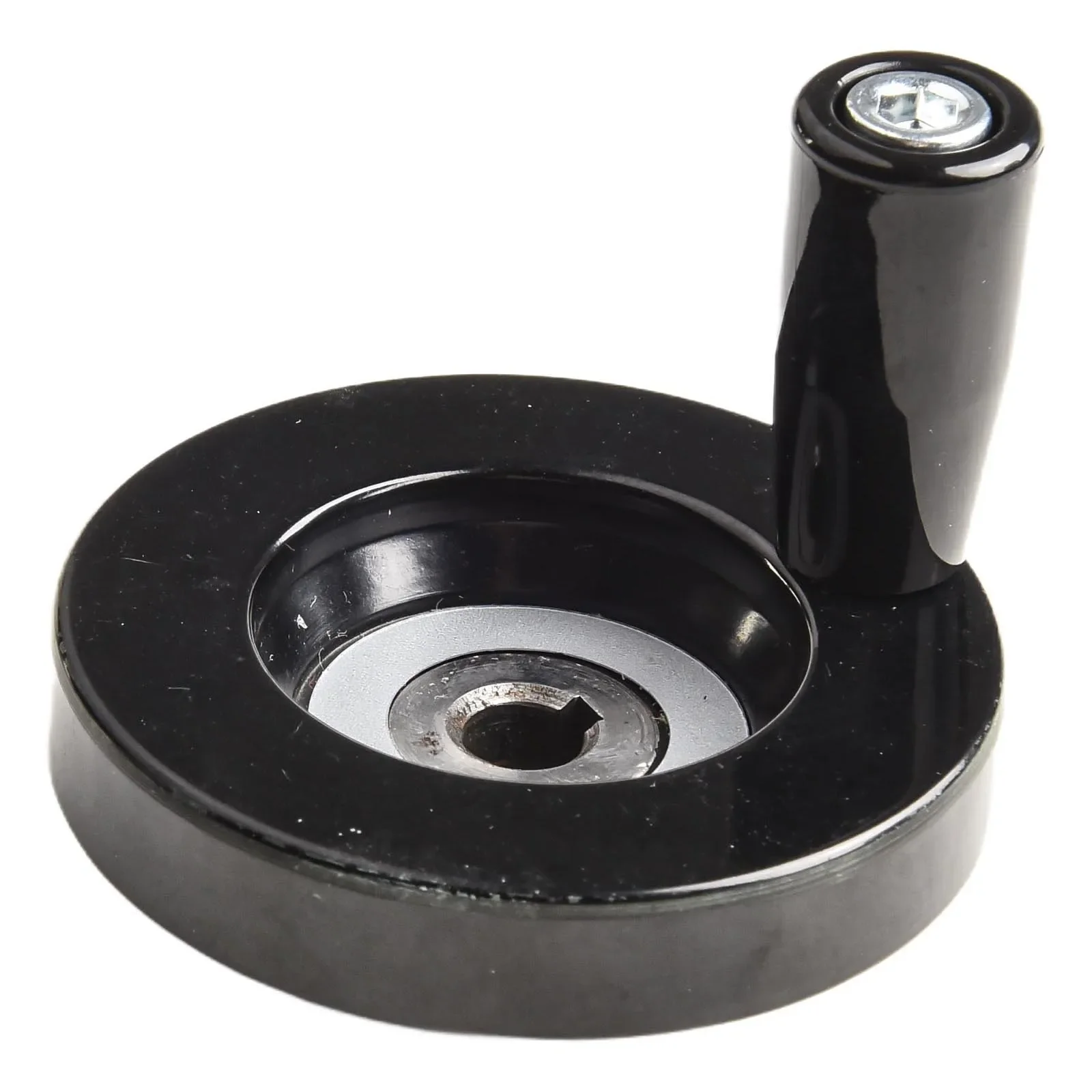 Industrial Handwheel 63mm Hand Wheel 100g Weight Easy Assembly Hexagonal Socket Plastic And Metal For Industrial Use