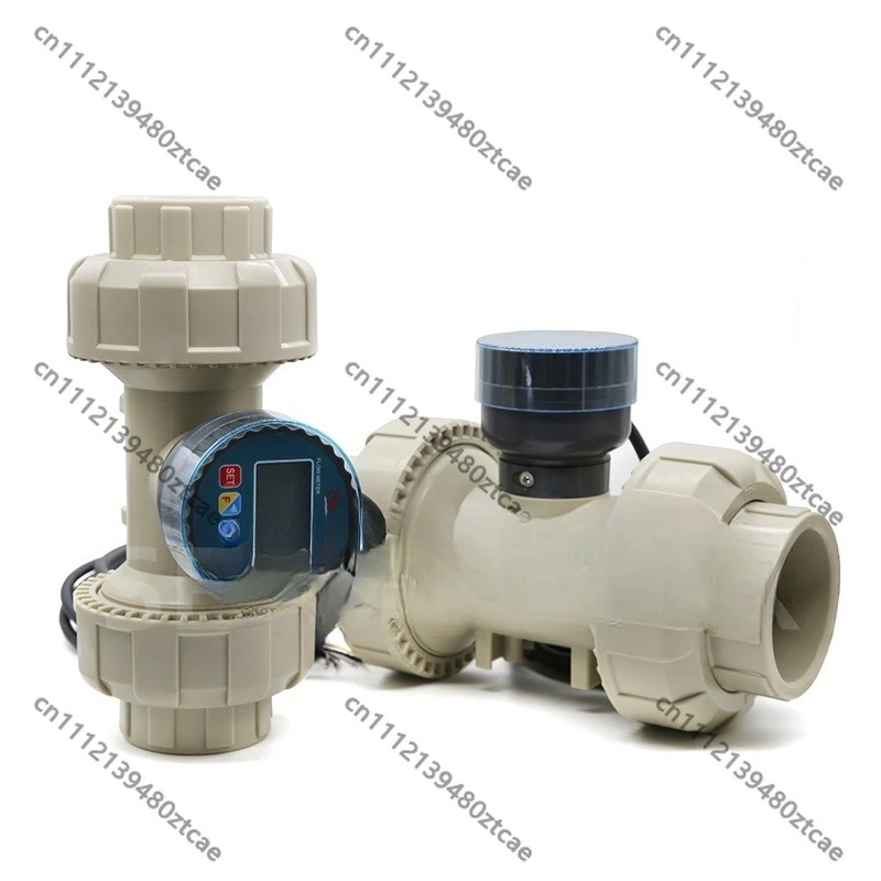 DN40 DN50 PPH Paddle Turbine Flow Meter LCD Digital Display RS485 Modbus Output