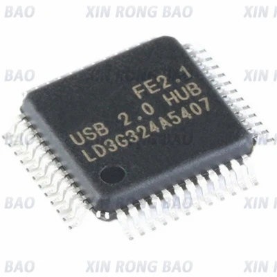 1pcs/lot FE2.1 QFP48 USB2.0 HUB USB interface chip new original In Stock