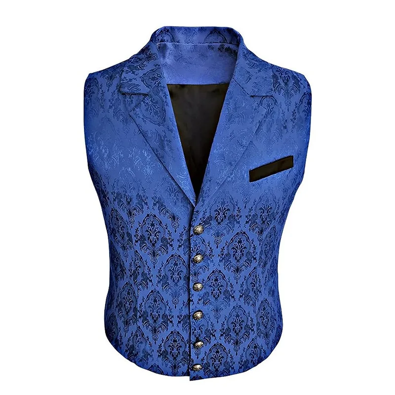 Foreign Trade Autumn New Men's Vest Slim Fit Fashionable Men's Business Vest Jacket   Men Clothing