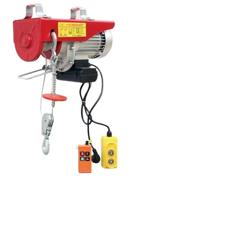 

Mini Electric Hoist 220V for Home Use Small Winch Lifting Machine 1–3 Ton Capstan Crane for L