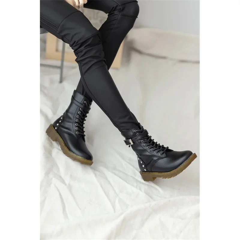 BJD/SD دمية الأحذية اللعب عالية الجودة الأولاد ID75 1/3 1/4 أسود براون جولة تو الجلود لينة سوليد حذاء من الجلد الهدايا إكسسوارات دمي #4