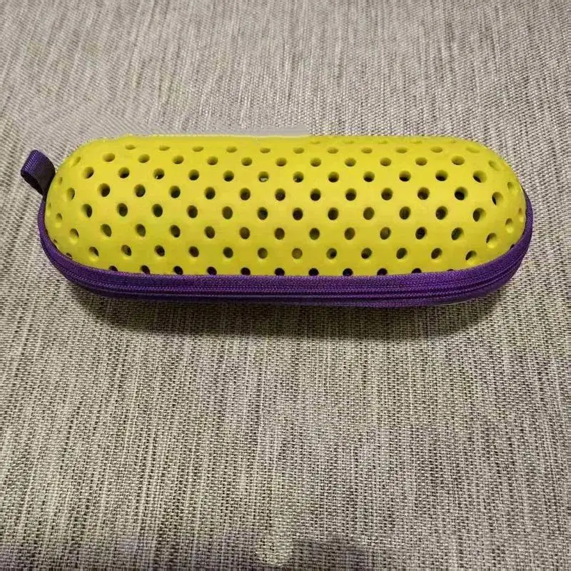 Étui de protection respirant pour hommes, femmes et enfants, boîte de rangement pour lunettes de natation en EVA avec trous de drainage à clipser