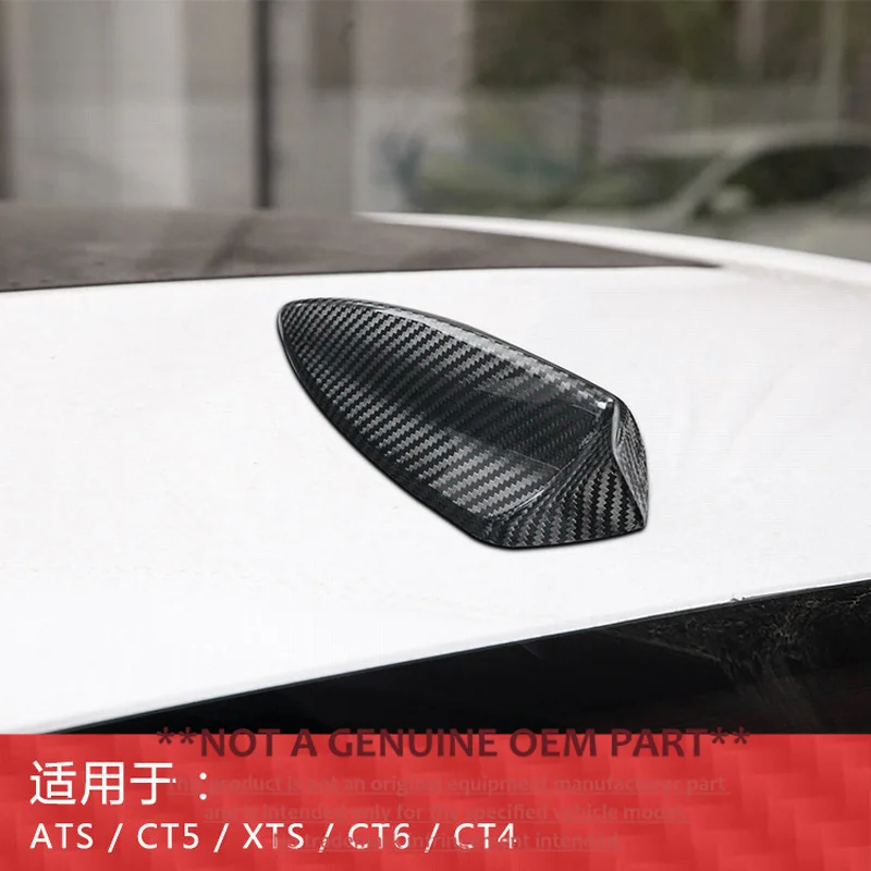 For Cadillac ATS CT5 XTS CT6 CT4 Real Carbon Fiber Shark Fin Antenna Cover Exterior Replacement Accessories