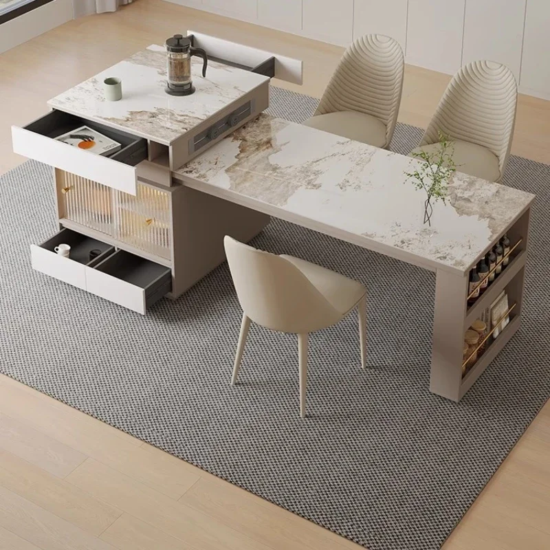 Romantic Adult Dining Table Comfortable Light Luxury Designer Reception Kitchen Table Salon Restaurant Muebles Home Furniture