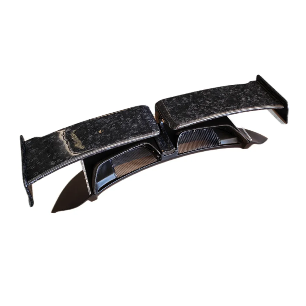 Genuine TE Style Carbon Fiber Forging Rear Trunk Spoiler Wing Body Kit for Porsche 992 Genuine Carbon Fiber Forging Pattern！