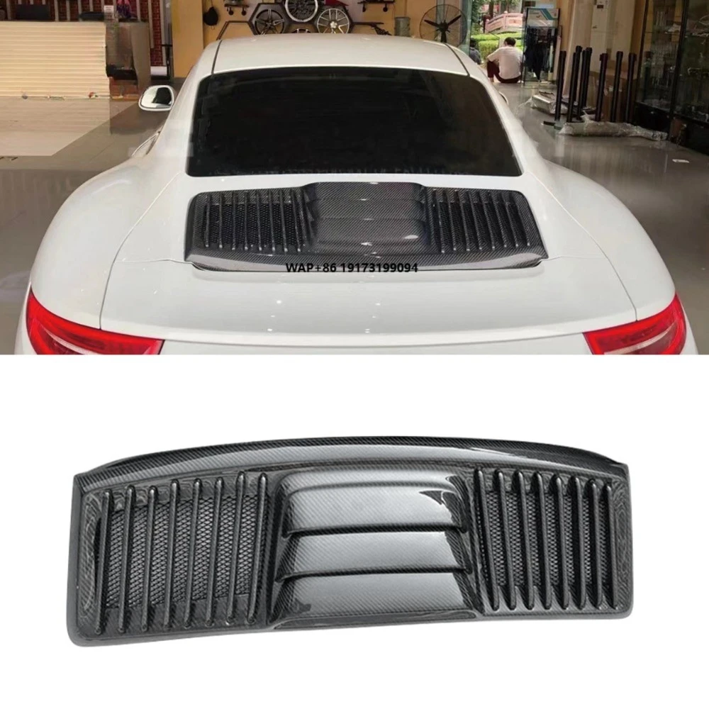

Carbon Fiber Rear Grille Cover for 911 991.1 991.2 High Quality Bumper Upgrade Accessory