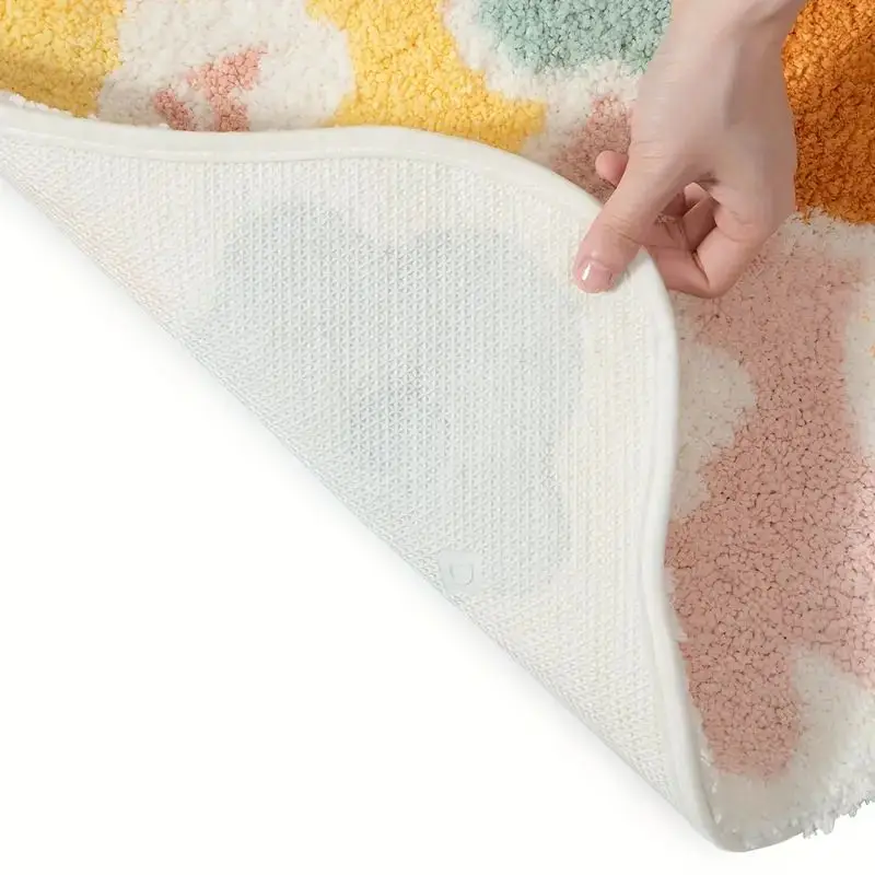 1pc 40*60cm Cute Flower Bathroom Rug 4