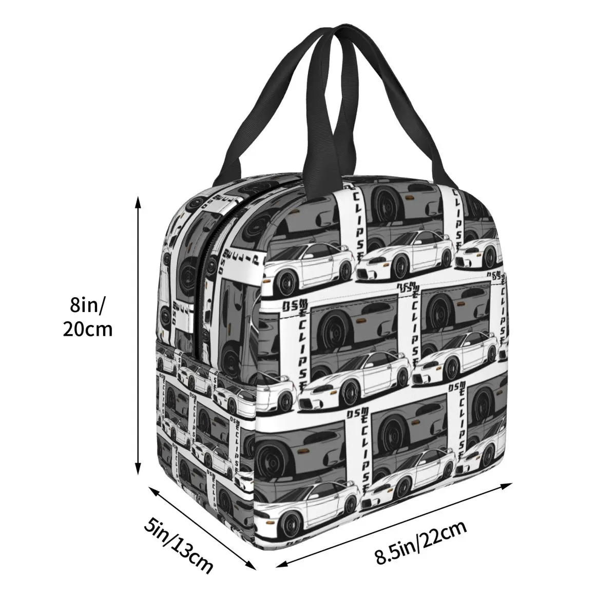 Eclipse 2G Comic Insulated Lunch Bag for Women Kids Leakproof Food Boxes Thermal Lunch Box Tote