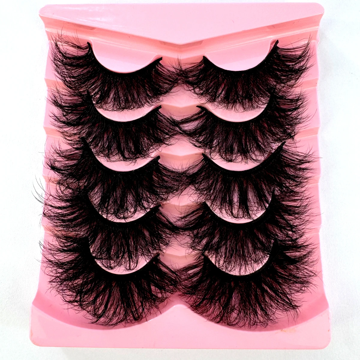 HBZGTLAD Flauschige Lange Wimpern 3D Faux Mink Wimpern Natürliche Falsche Wimpern Dramatische Weiche Volumenwimpern Wimpernverlängerung Make-up – Detail 15