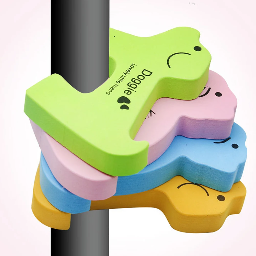 4 stücke Kinder Sicherheit Anti Clip Tür Finger Schutz EVA Material Cartoon Tier Design Langfristige Verwendung Kein Geruch