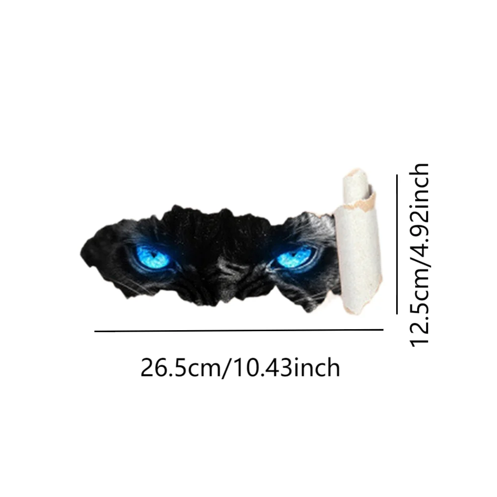 Glow in Dark Panther Eyes PVC Wall Decal Waterproof Sticker for Home Office Bedroom 26.5 x 12.5 cm Bold Modern Look