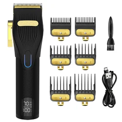 KIKIDO Original Design Hair Clipper Professional Hair Cutting Machine Anti Slip Hair Trimmer Adjustable Cordless Rechargeable