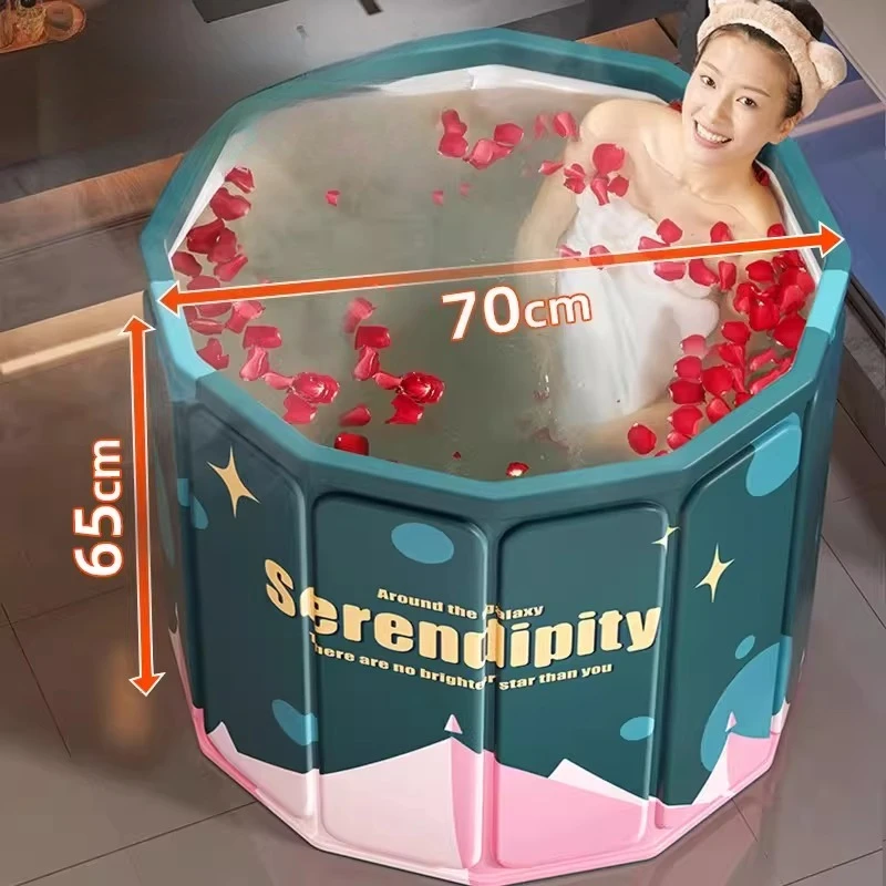 Hot Adults Foldable Bathtub Cold Spa Lazy Foot Foldable Bathtub Above Ground Opvouwbaar Bad Volwassenen Portable Bathtub