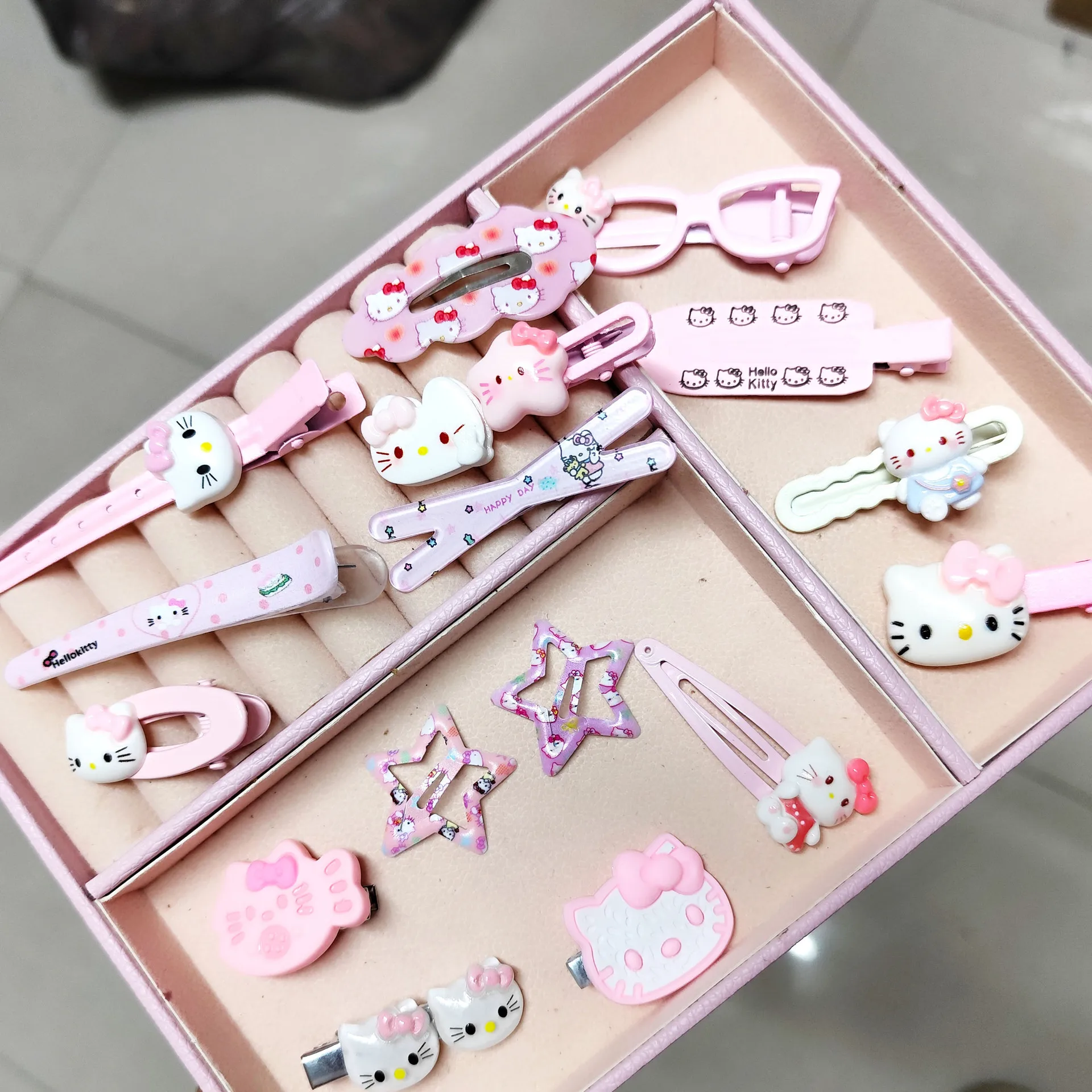 

15/16PCS Kawaii Kitty Kuromi Hair Accessories Hair Bands Anime Hair Rope High Elastic Headband for Girls Gifts for Kids