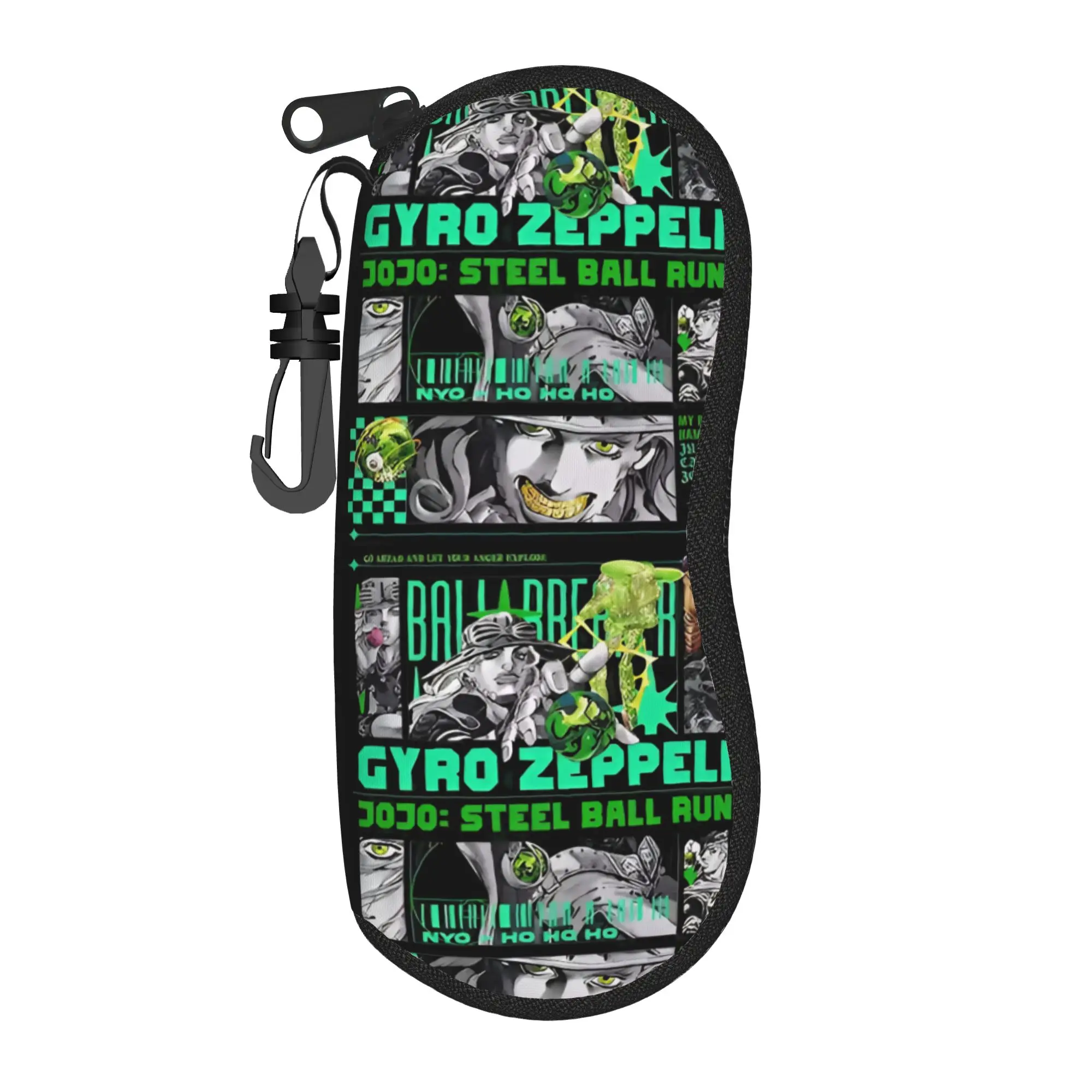 Футляр для очков Gyro Zeppeli для мужчин и женщин, коробка для хранения очков с принтом JoJos Anime, ультратонкий футляр для контактных линз