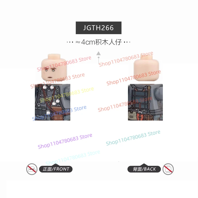 MOC New Military Building Blocks, Dolls, Mini Dolls, German Teaching Team Soldiers' Toys, Gifts and Ornaments Collection.