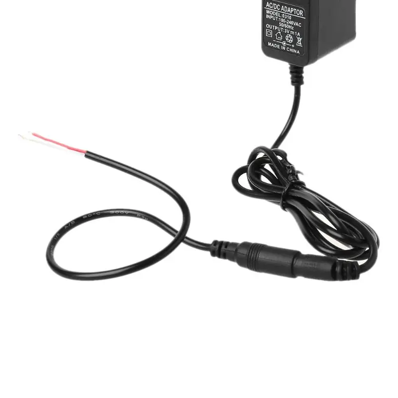 2 eliminador bateria aa aaa, adaptador conversor 5.5mm 2.1mm 100-240v para 3v 1a, carregador fonte tomada ue