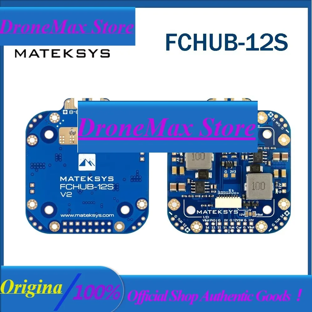 DroMaMatek Mateksys XCLASS PDB FCHUB-12 PDB Hub Power Distribution Board 8~60V 3~12S LiPo BEC W/ 440A For XClass FPV Long Rang