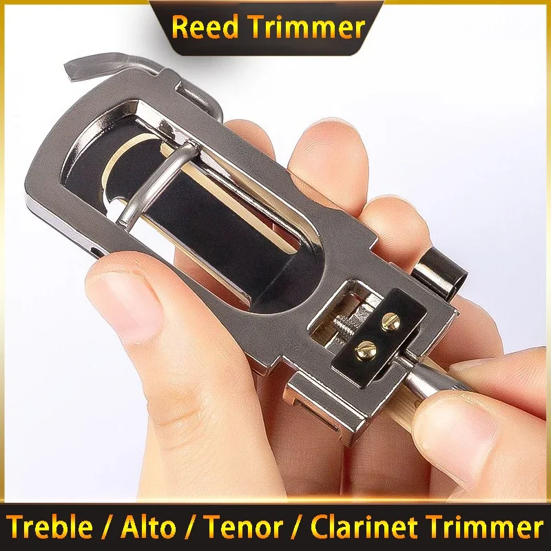 Metal Alto Saxophone Reeds Trimmer Professional Tenor Sax Clarinet Trimmer Tenor Sax Reed Musical Instruments and Accessories