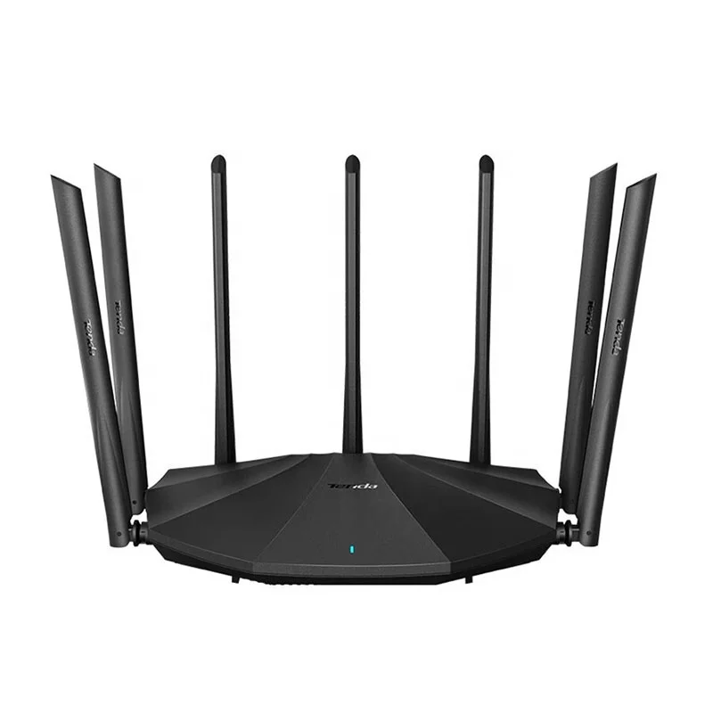 Tenda-router inalámbrico de doble banda AC23 AC2100, repetidor wifi de 2,4 Mbps con 7 antenas de alta ganancia más amplias, gigabit 2033 y 5G