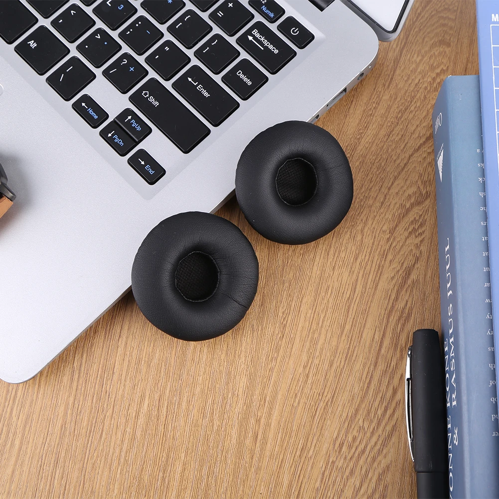 

1 Pair Replacement Ear Pads Cushions Noise Isolation Memory Foam Earmuffs Ear Cups Cover for Jabra Biz 2300 USB Duo/Biz 2300 QD