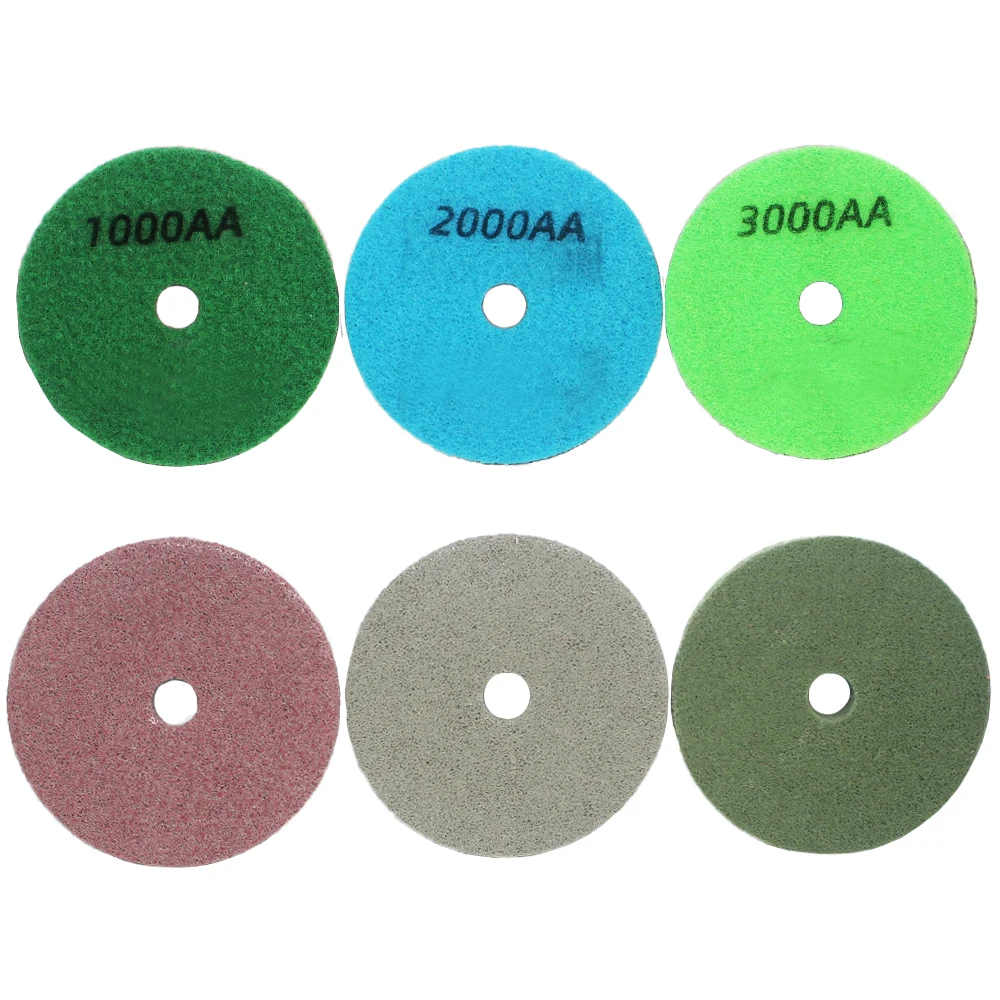 Imagem -05 - Esponja de Diamante Polimento Pads Mármore de Granito Pedra Artificial Polimento Ferramenta de Limpeza de Concreto Lixar Disco para Polidor