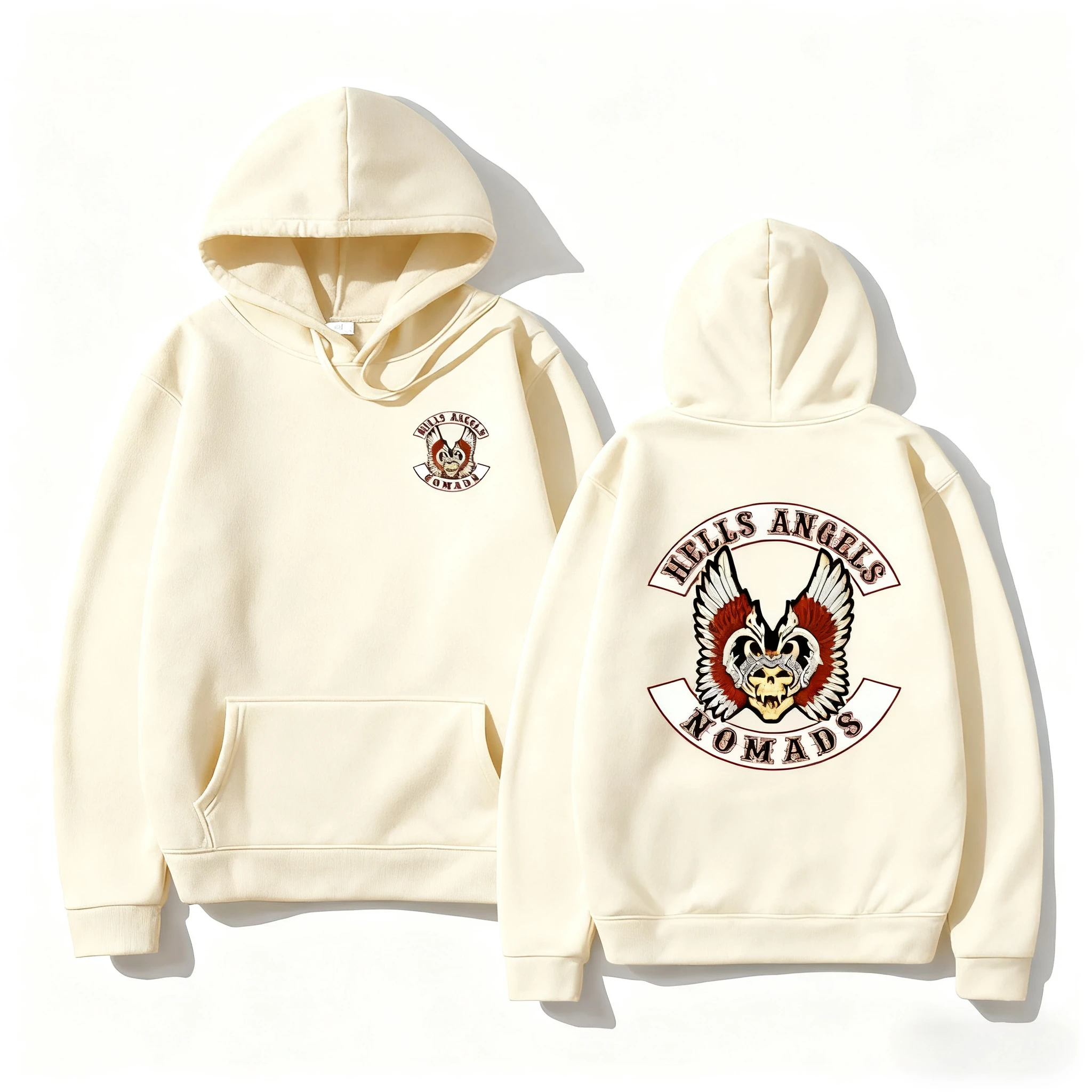 Hells Angels Brotherhood Motorclub Vintage Hoodie New Men Women Sweatshirt Unisex Streetwear Hip Hop Autumn Winter Tops Clothes