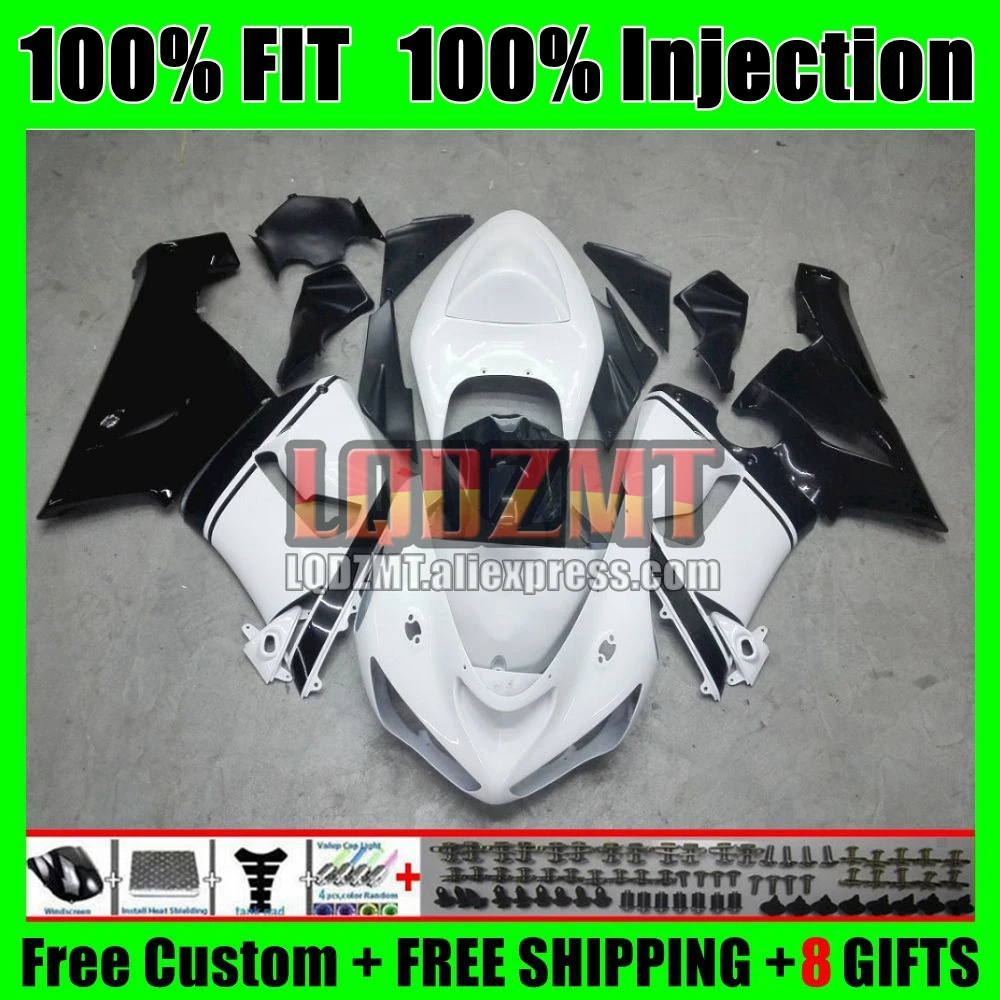 Injection Body For KAWASAKI NINJA 600CC ZX Stock red 636 6 R 6R ZX636 46No.17 ZX600 ZX-636 ZX-6R ZX6R 05 06 2005 2006 Fairing