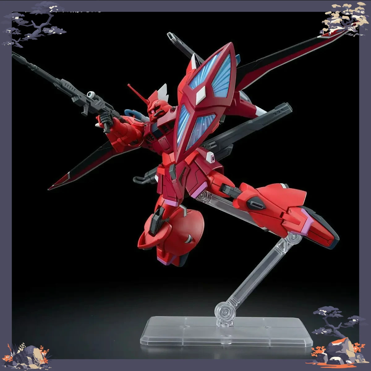 

【New product】LEISHEN Model HG 1/144 ZGMF SEED F Gelgoog Menace Lunamaria Assembly Model Kits Robot Plastic Model Gifts Toys