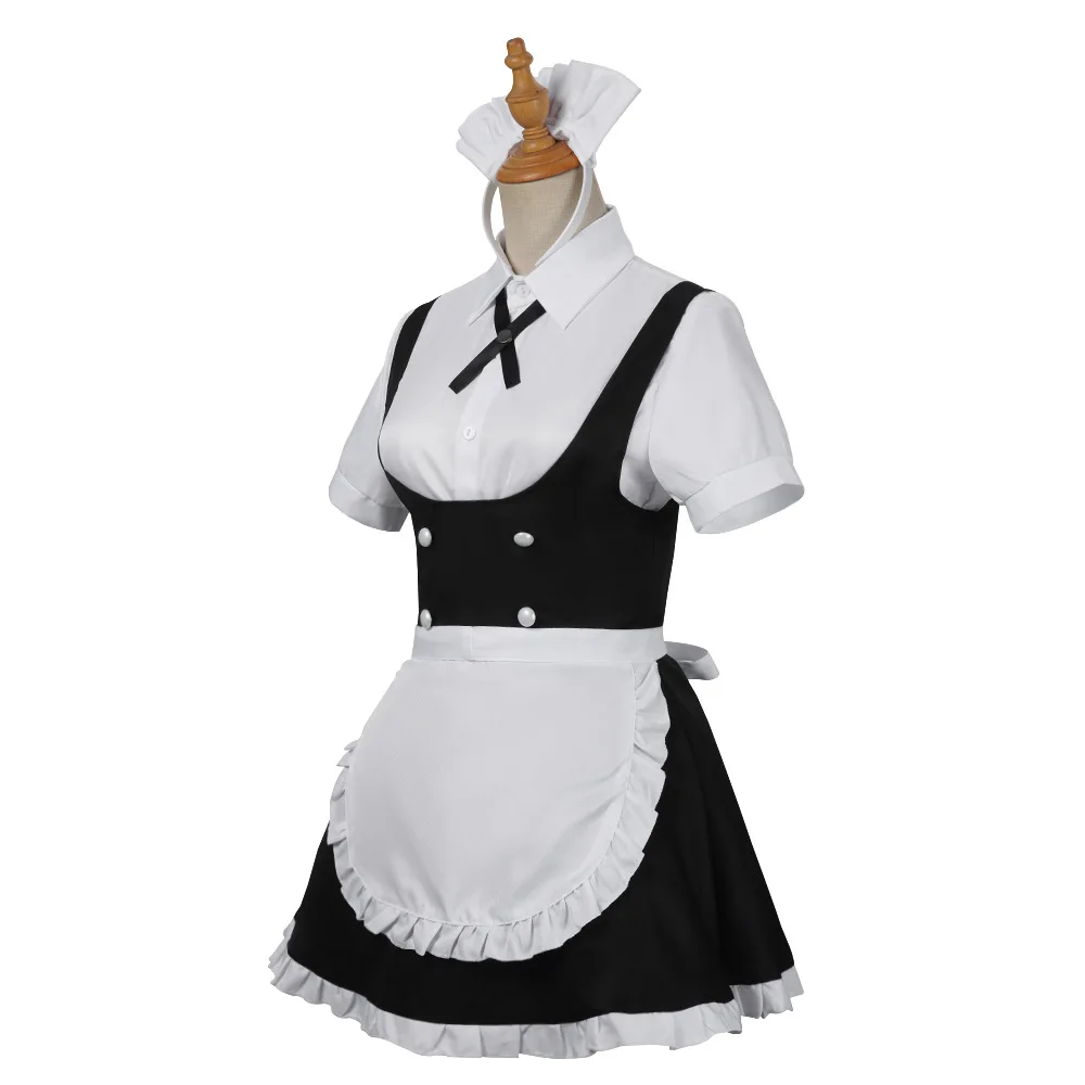 Anime Yofukashi No Uta Cosplay Nanakusa Nazuna Cosplay Costume wig Maid Dress Call of The Night Cosplay Costume Halloween suit