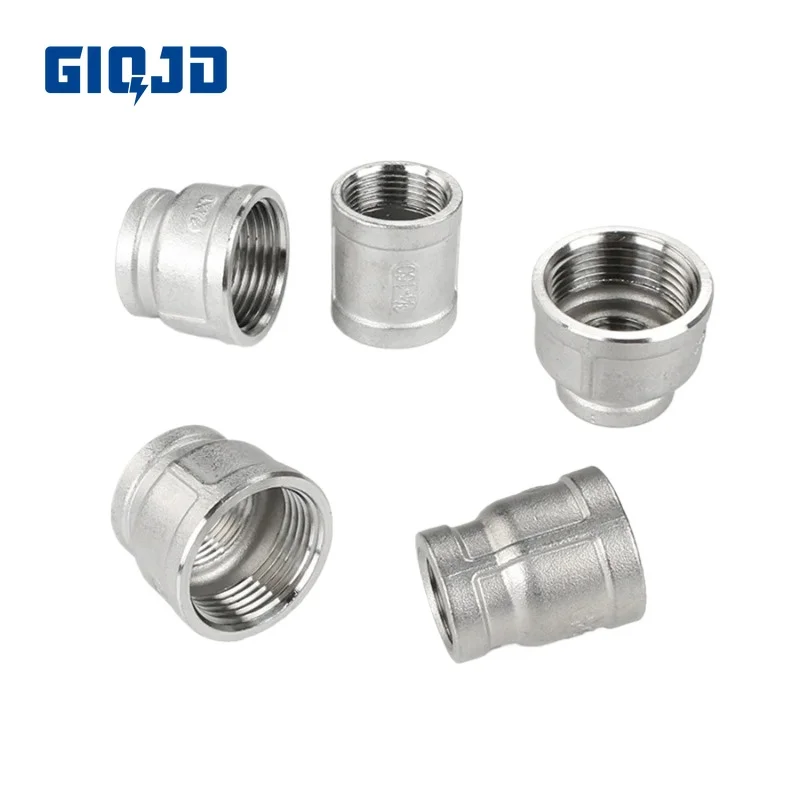 

Муфта для внутренней трубы из нержавеющей стали 304 1/8 дюйма 1/4 дюйма 3/8 дюйма 1/2 дюйма 3/4 дюйма 1 дюйма BSP с внутренней резьбой, переходное соединение, фитинг для трубы и клапана