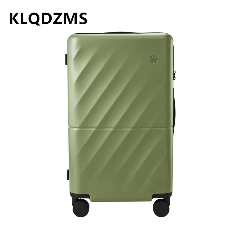 

KLQDZMS 20"22"24"26"29Inch Women's Luggage Large Capacity Trolley Case Boarding Box USB Charging Multi-function Men's Suitcase