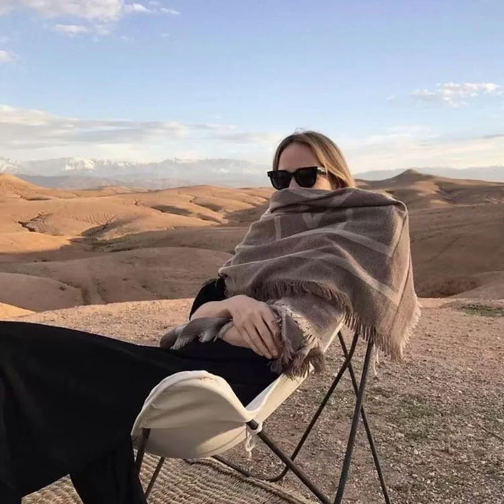 

Новая мода зимний длинный кашемировый шарф женский натуральный кашемировый шарф теплая толстая мягкая однотонная шаль женская накидка высокого качества