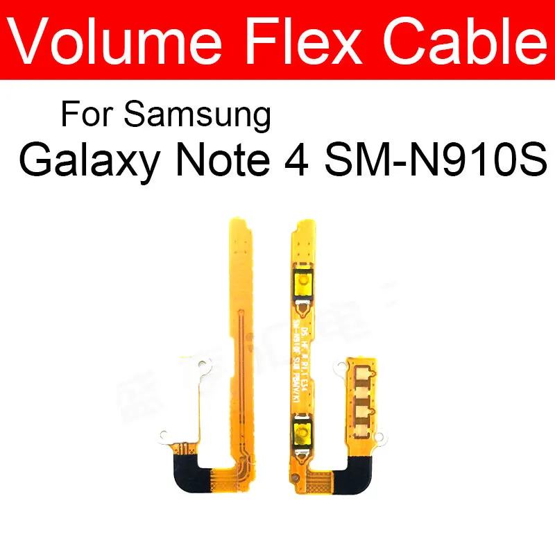 On/Off Power Volume With Vibration For Samsung Galaxy Note 2 3 4 5 7 8 9 SM-N910S Power Volume Control Switch Flex Ribbon Cable