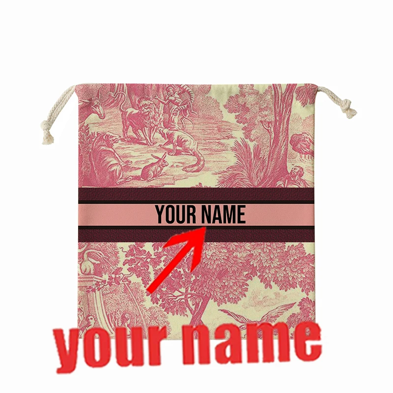 Personalized Storage Bag for Women, Large Capacity Shoulder Bag, Fashion Printing Tote, Custom Name Storage Bag, Luxury Bag