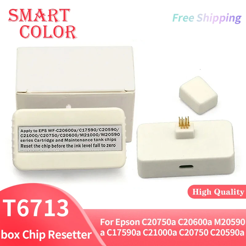 T6713 chip decoder For Epson C20750a C20600a M20590a C17590a C21000a C20750 C20590a ink box maintenance box integrated decoder