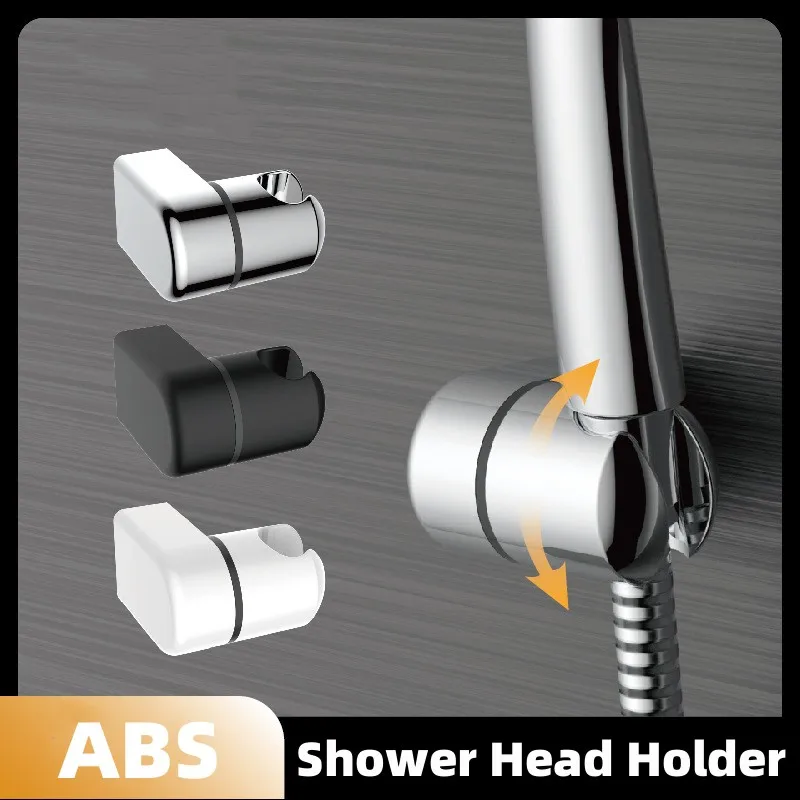 

Universal Hand Shower Head Holder Adjustable Full Plating Shower Rail Head Holder Bathroom Bracket Stable Rotation